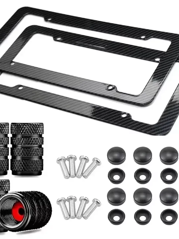 Product VW Carbon Fiber License Plate Frame Image
