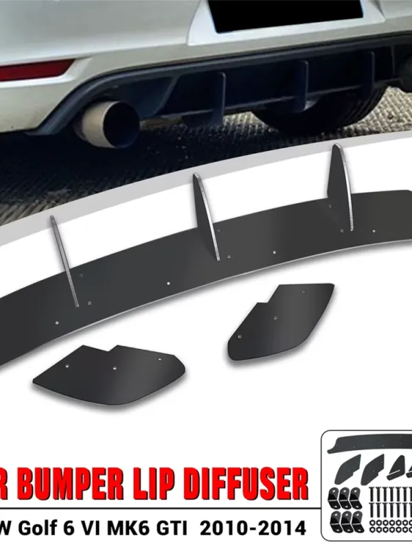 Product VW Golf MK6 GTI Rear Bumper Lip Spoiler Image