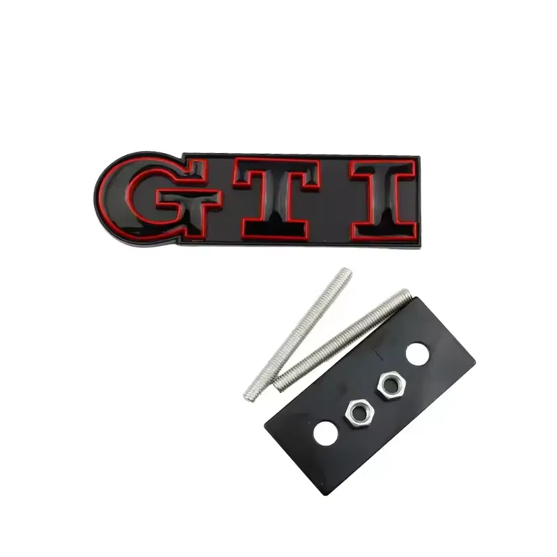 Metal GTI Front Grille Emblem Badge – VW Golf 4 5 6 7 8 Passat Jetta Polo Touareg Touran