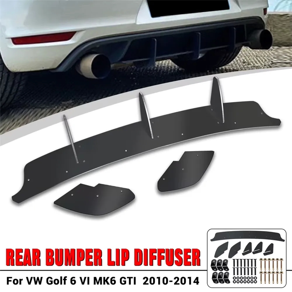 VW Golf MK6 GTI Rear Bumper Lip Spoiler