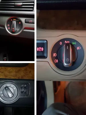 VW Headlight & Fog Light Switch Knob