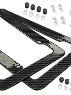 VW Carbon Fiber License Plate Frame