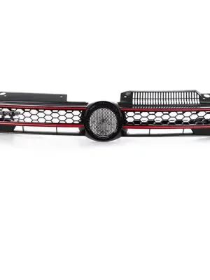 GTI Style Honeycomb Front Bumper Center Grille – VW Golf MK6 (2009–2013)