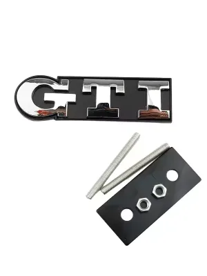 Metal GTI Front Grille Emblem Badge – VW Golf 4 5 6 7 8 Passat Jetta Polo Touareg Touran