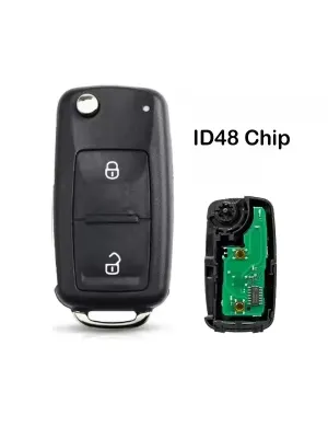 48-Chip 434/315MHz Remote Car Key 5K0837202AD – VW Golf Tiguan Polo Passat CC Jetta Beetle SEAT & Skoda