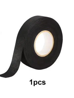 Universal High Temperature Wire Harness Wrapping Tape Self-Adhesive Automotive Wiring Harness Fabric Tape for Car Noise Damping 15M/25M