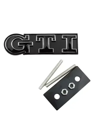 Metal GTI Front Grille Emblem Badge – VW Golf 4 5 6 7 8 Passat Jetta Polo Touareg Touran
