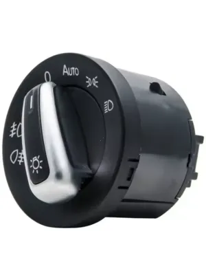 Chrome Auto Headlight Switch 5ND941431B for VW Golf MK5 MK6 Passat B6 B7 CC Touran Caddy Tiguan