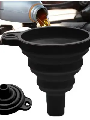 Universal Silicone Fluid Funnel