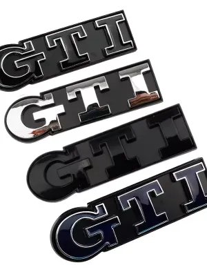 Metal GTI Front Grille Emblem Badge – VW Golf 4 5 6 7 8 Passat Jetta Polo Touareg Touran