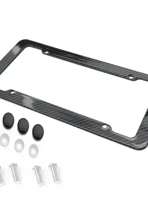VW Carbon Fiber License Plate Frame