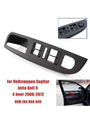 Front Door Upper Armrest Panel Window Switch Bezel Trim for VW Golf 5 Jetta MK5 1K4868049C
