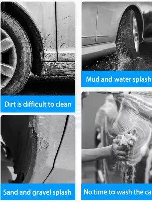 4-Piece Mud Flaps Splash Guards Set – VW Golf MK4 & MK5 (2002–2009)