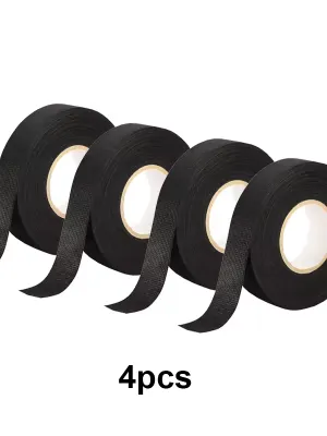 Universal High Temperature Wire Harness Wrapping Tape Self-Adhesive Automotive Wiring Harness Fabric Tape for Car Noise Damping 15M/25M