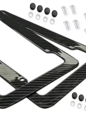 VW Carbon Fiber License Plate Frame