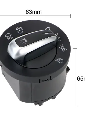 VW Headlight & Fog Light Switch Knob