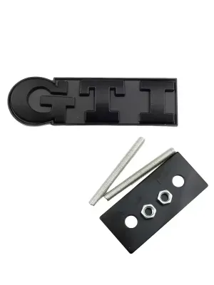 Metal GTI Front Grille Emblem Badge – VW Golf 4 5 6 7 8 Passat Jetta Polo Touareg Touran