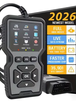Universal V519 Professional OBD2 Scanner USB-Powered Automotive Diagnostic Tool with Real-Time Data Stream, Code Reader & Engine Fault Code Reset