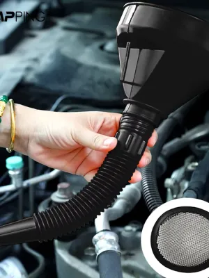 Universal Engine Refueling Funnel with Filter